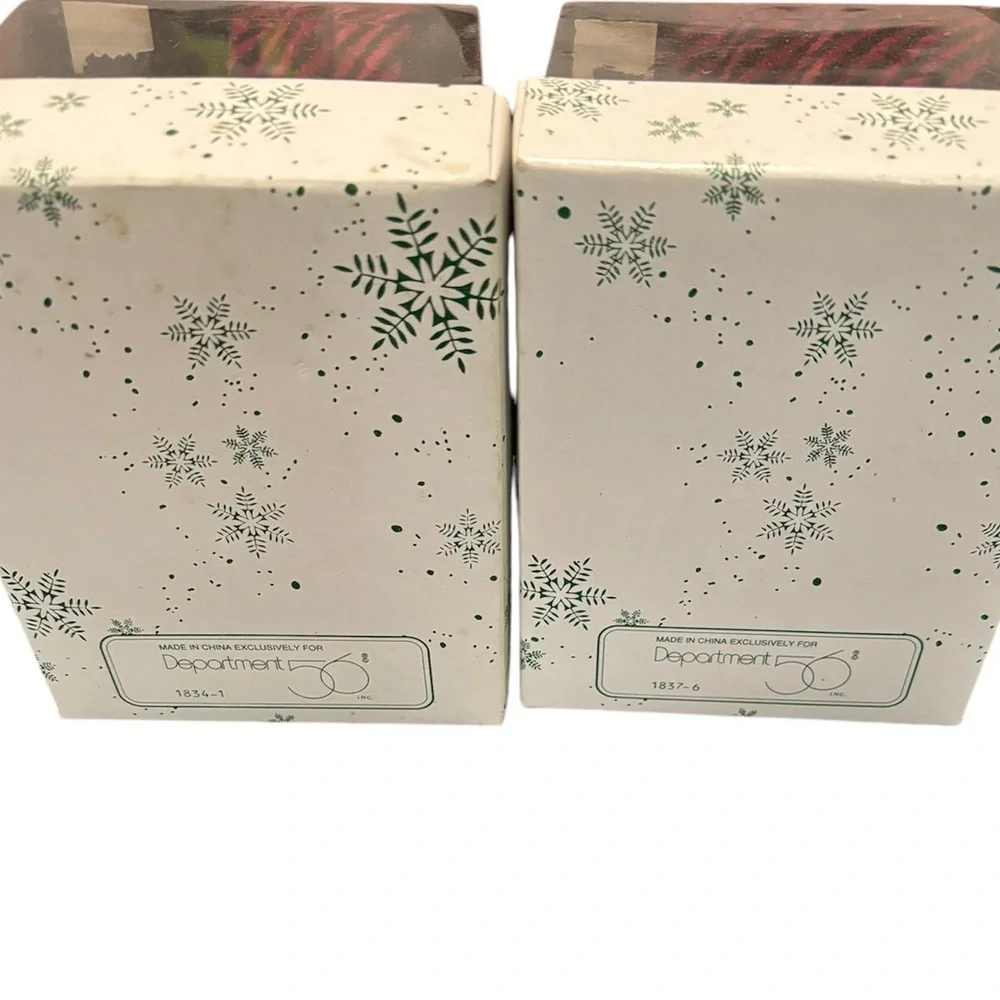 Department 56 Noel Ornaments with‎ Cardinal on top - Picture 2 of 3